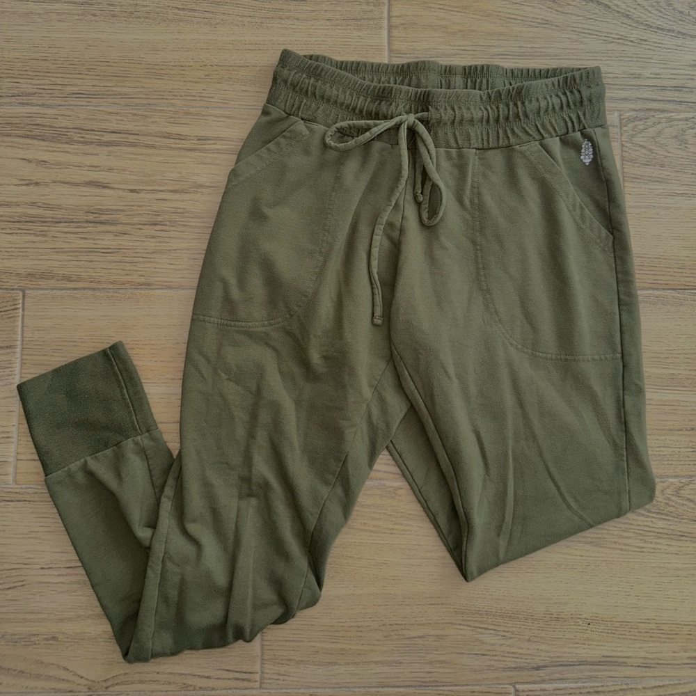 Free people Olive Green Jogger Pants